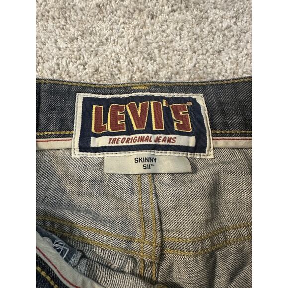 Levi’s 511 Jeans Men 30x32 Blue Stretch Denim - Picture 2 of 11